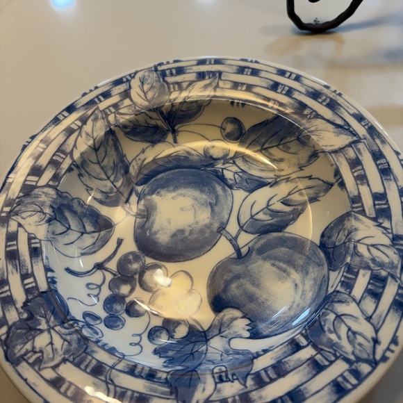 Pier 1 Imports Cream Ceramic Plate - Picture 6 of 6